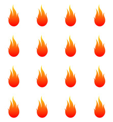 fireball pattern vector. Fire texture