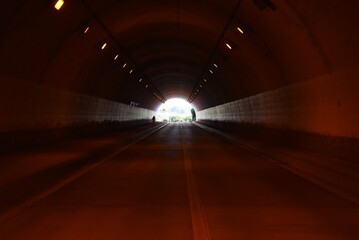 Abstract background image / The scene of a small tunnel.