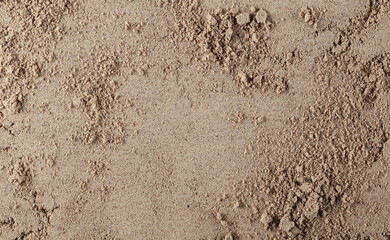Organic linseed protein powder background and texture 