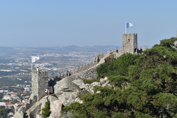 Fototapeta na wymiar Moors castle, Sintra, Portugal