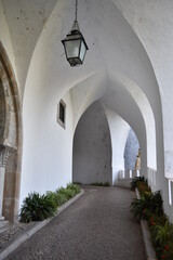 Fototapeta na wymiar Entrance to Pena palace, Sintra, Portugal