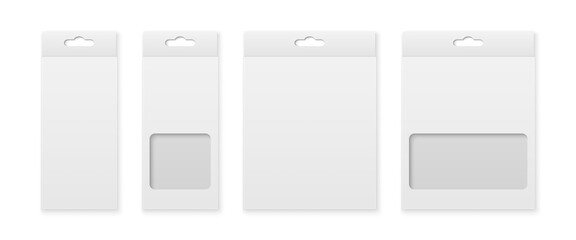 Vector 3d Realistic Blank Paper White Product Package Box For Pencils, Pens, Crayons, Felt-tip Pens Isolated On White Background. Design Template for Mockup, Product Packing, Logo. Top View