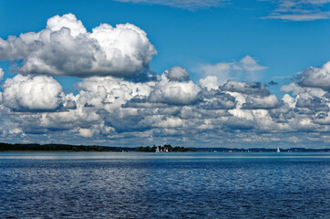 Chiemsee view to Herrenchiemsee