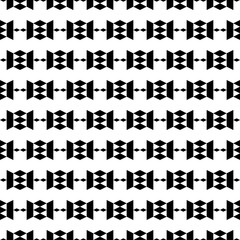 Seamless pattern. Rhombuses, trapeziums, triangles ornament. Folk wallpaper. Ethnic motif. Simple shapes background. Geometric backdrop. Digital paper, textile print, web design, abstract