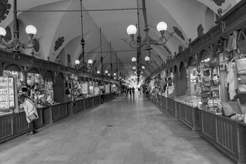 Kraków podczas epidemii covid - 19. Puste ulice. © Roman Trojanowski