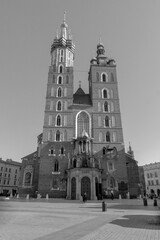 Kraków podczas epidemii covid - 19. Puste ulice. © Roman Trojanowski
