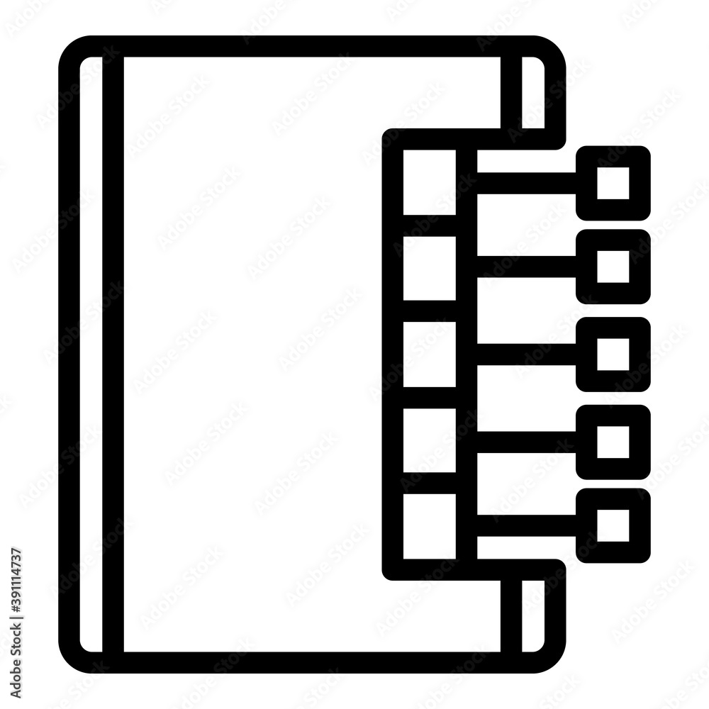 Poster tablet device icon. outline tablet device vector icon for web design isolated on white background