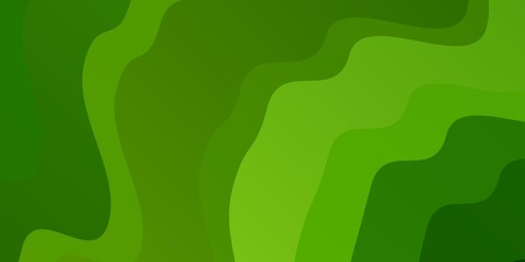 Light Green vector pattern with wry lines.