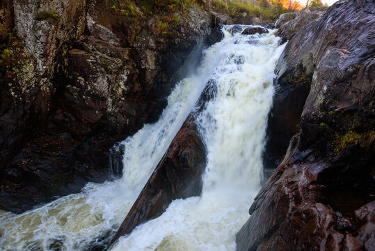 High Falls Gorge On Ausable River