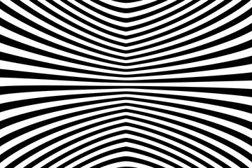 Simple abstract background. Vector illustration of stripes with optical illusion
