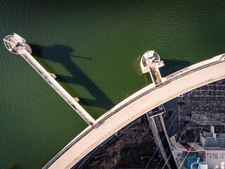 Aerial view of the Alqueva Dam