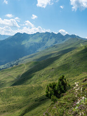 Fototapeta na wymiar Landscape panorama in Tyrol, Austria