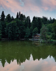 Lake Berglsteiner See in Austria