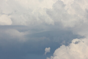 Fototapeta na wymiar texture of blue sky with white clouds