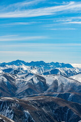 Obraz premium Snow covered mountains in New Zealand
