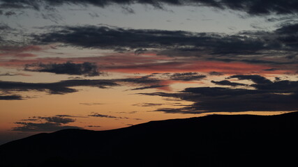 Nice sunset from the top of the hill