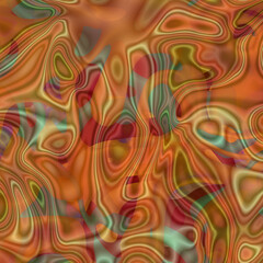 Brown waves, plasma, cell, abstract background with circles