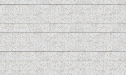 Seamless white brick wall texture modern background.