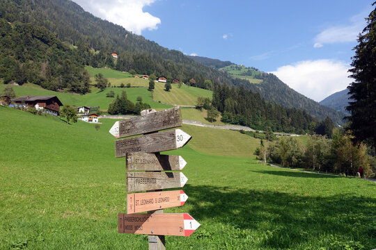 Wanderung auf dem Schluchtenweg Passeiertal