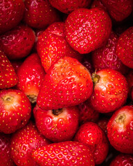 Sweet and Sour Strawberries Closeup