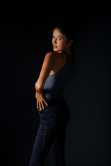 Fototapeta premium Beautiful modern girl