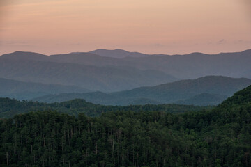 Evening View From Foothills Parkway