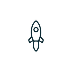 rocket icon innovation symbol logo template