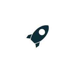 Fototapeta na wymiar rocket icon logo