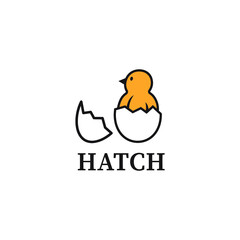 Fototapeta na wymiar chicken egg hatch icon logo 