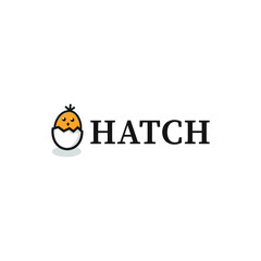 chicken egg hatch icon logo 