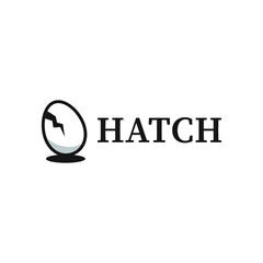 chicken egg hatch icon logo 