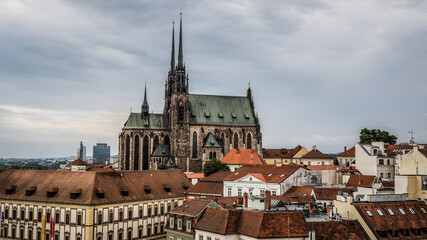 Fototapeta na wymiar Brno - one of the biggest cities in the Czech Republic