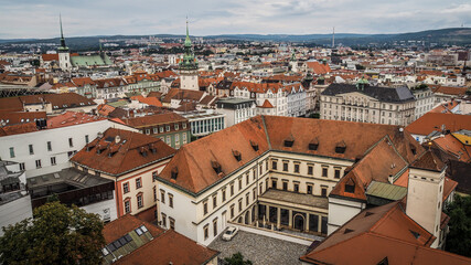 Obraz premium Brno - one of the biggest cities in the Czech Republic