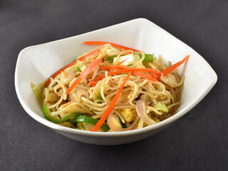 Vegetable Hakka Noodles