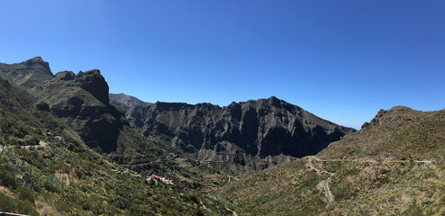 view of the mountains