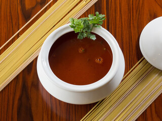 Exotic tomato dhaniya shorba