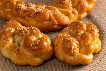 Homemade Braided White Bread