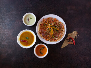 South Indian Mixed uttapam