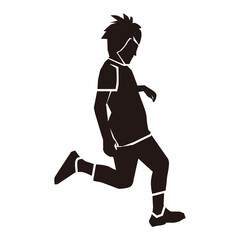 サッカーをしている子供