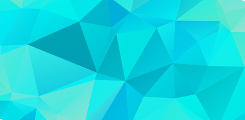 Blue vivid polygonal mosaic background, creative design templates Illustration