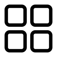 Menu icon vector illustration in line style for any projects