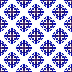 cute blue pattern