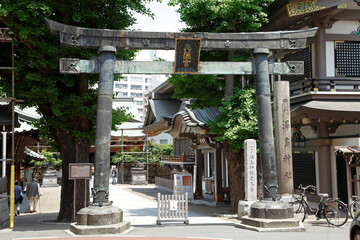 湯島天満宮（銅鳥居：湯島）
