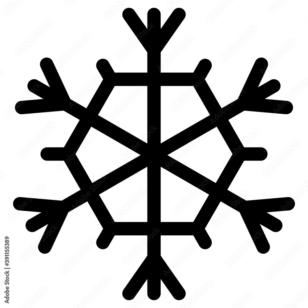 Wall mural snowflake