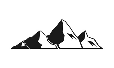 Mountain hill illustration vector