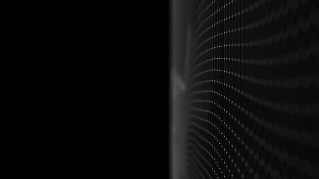 4K Resolution. Abstract digital connection. Equalizer for music, showing sound waves with music waves. Network connection structure. 3d.