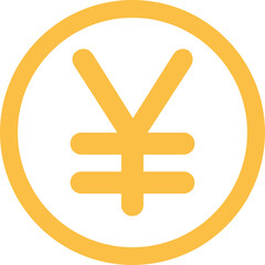 Fototapeta premium japan currency of icon style