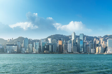 Fototapeta na wymiar Hong Kong City and Modern Architecture