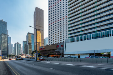 Fototapeta na wymiar Hong Kong's modern urban architectural landscape