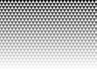 和紙に描かれた白黒グラデーションの鱗模様、日本の伝統模様素材